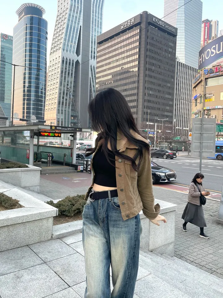 [*봄아우터/후기극찬🩶/주문폭주] 유스 슬림핏 코듀로이 자켓 상세 이미지 6