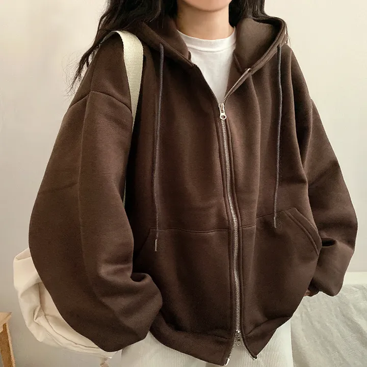 [기모/6color] 마일드 데일리 오버핏 투웨이 무지 후드집업 상세 이미지 14
