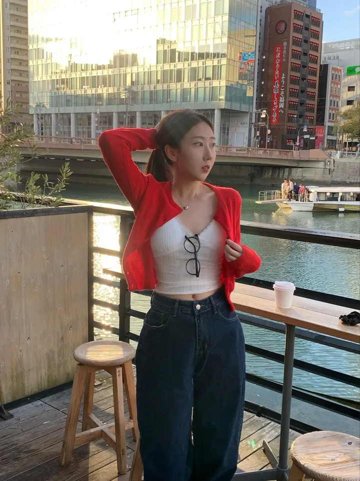 [캐시미어🧶여리핏] 메리 라운드 캐시미어 울 니트 가디건 봄 여름 가을 겨울 개강룩 레드 상세 이미지 13