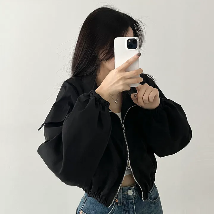 *봄신상*[아방핏!안감o 바람막이 항공점퍼 크롭점퍼] 솔로포켓투웨이집업자켓 상세 이미지 23