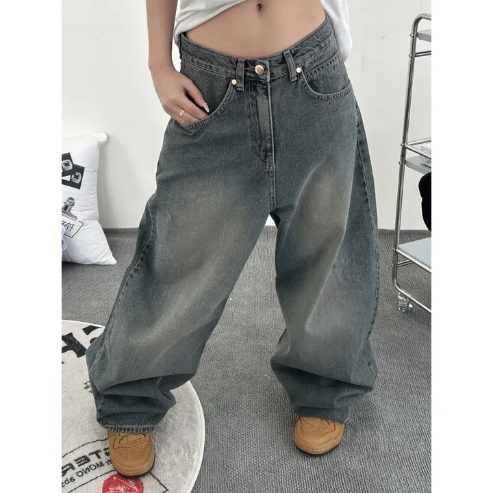 [UNISEX]시티드 데님 루즈 박시 후드 집업 점퍼 자켓(2color/5-7일 여유주문) 상세 이미지 7