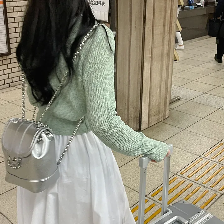 [여름까지 쭉~] 잘록허리 컬러테라피 긴팔 브이넥 가디건 상세 이미지 13