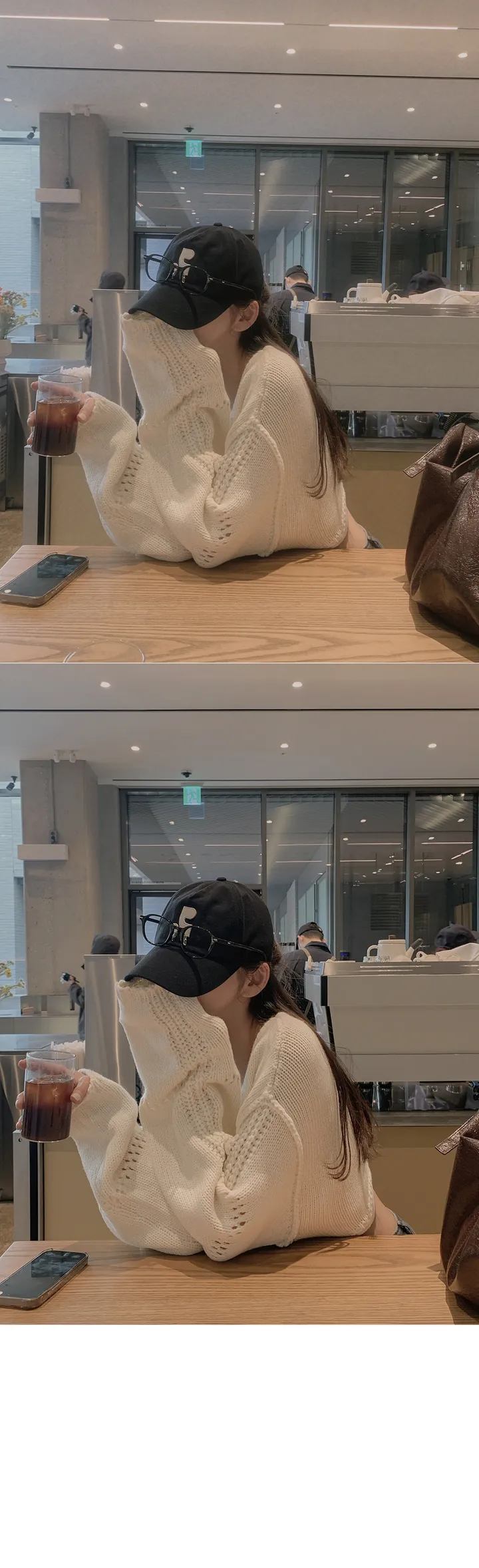 몰칸 크롭 니트 가디건 상세 이미지 19