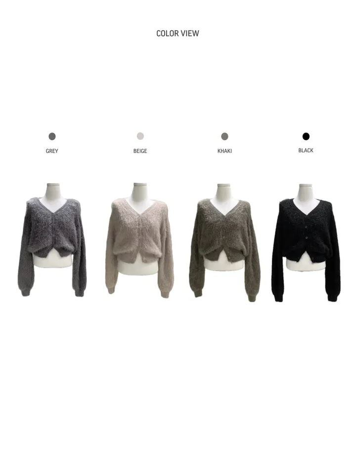 포니 퍼 가디건 cd - 4color 상세 이미지 3