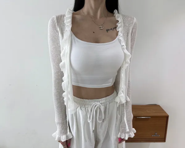 썸머 프릴 가디건 6COLOR 상세 이미지 29