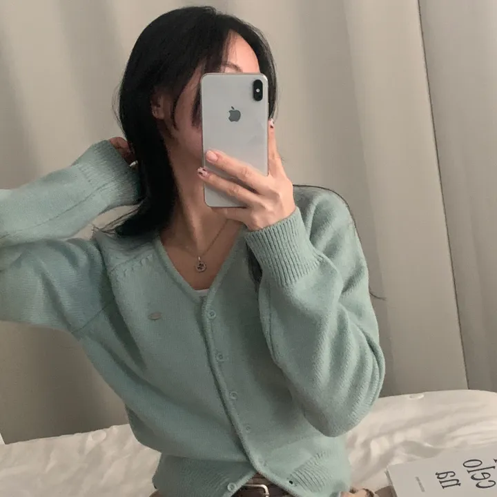 [스탠다드핏/데일리🤎] 리너스 실버 펜던트 나그랑 브이넥 니트가디건 - 6color 상세 이미지 41
