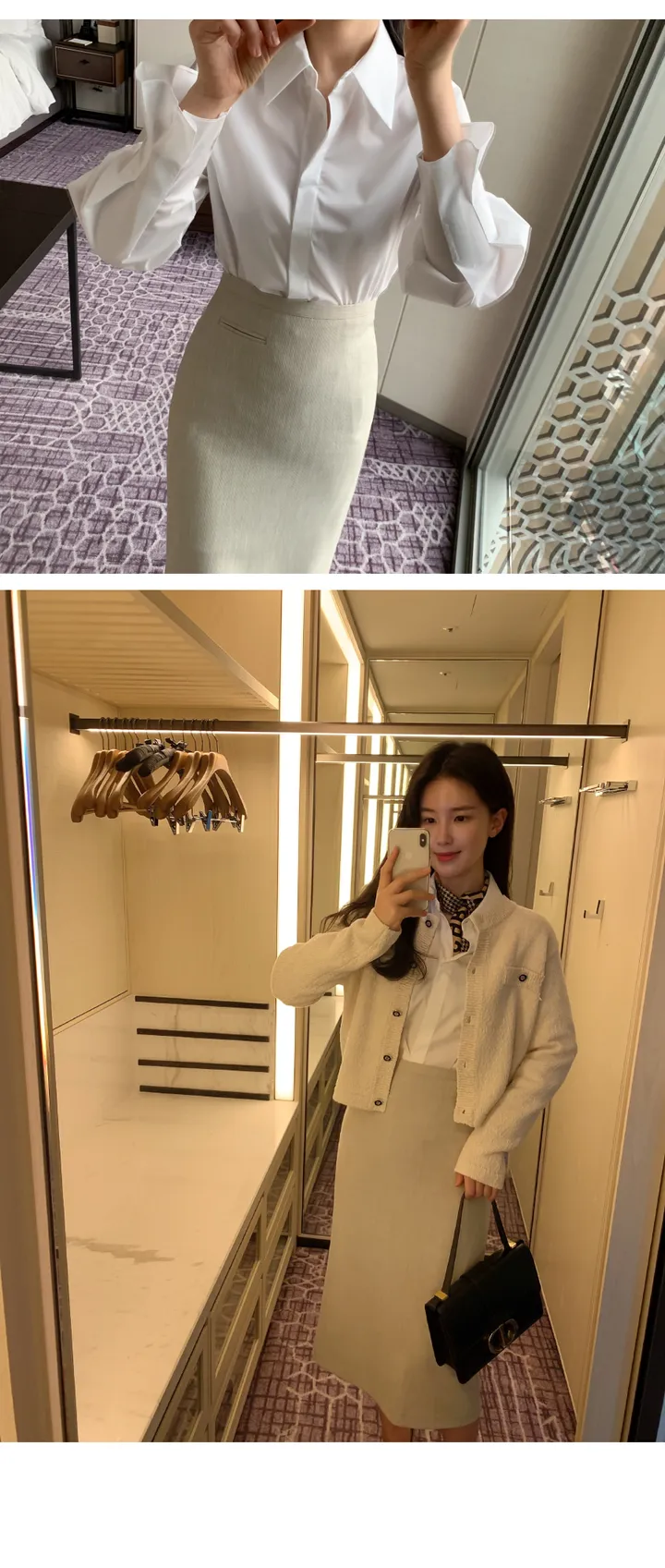 [4천장돌파][자체제작] 죠니 카라 핀턱 셔츠 상세 이미지 51