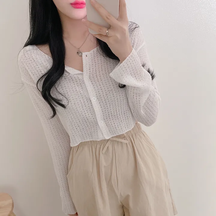 [인기상품] 토이 린넨 크롭 가디건 (4color) 상세 이미지 40