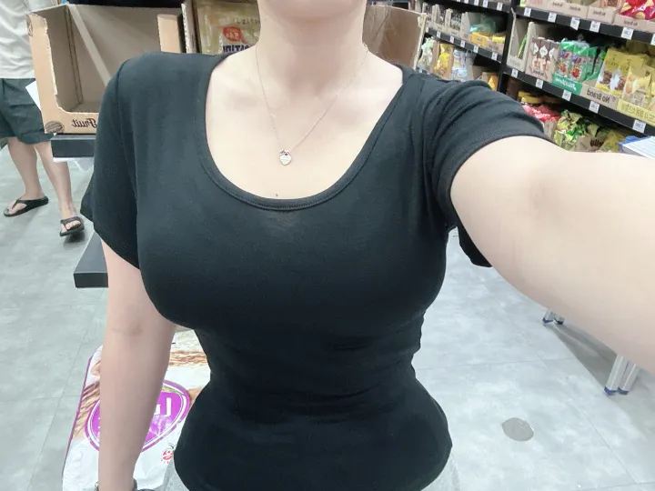 주문폭주*5color팔뚝삭제허리잘록U넥반팔티 원단보장 반팔 반소매 유넥 팔뚝 허리 강조 글램 섹시 셔링 콜라병 모래시계 꾸꾸 꾸안꾸 불금 말라핏 여리여리 팔뚝커버 팔뚝소멸 상세 이미지 15