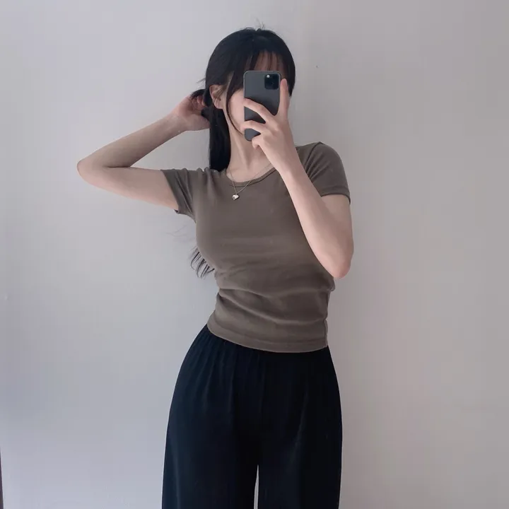 [11color/인생반팔] 코튼 데일리 부드러운 무지 라운드 반팔 기본 티셔츠 - 11color 상세 이미지 32