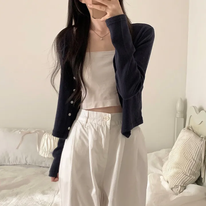 로로 펀칭 가디건 (8color) 상세 이미지 139