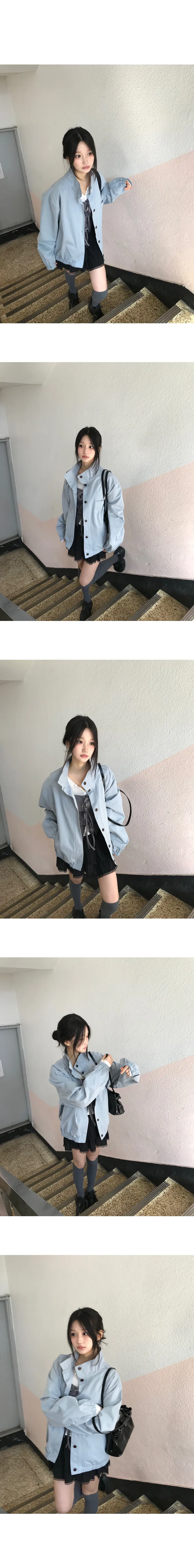 [봄아우터🎀/기획상품!] 스카이 윈드 오버핏 야상 점퍼 상세 이미지 7