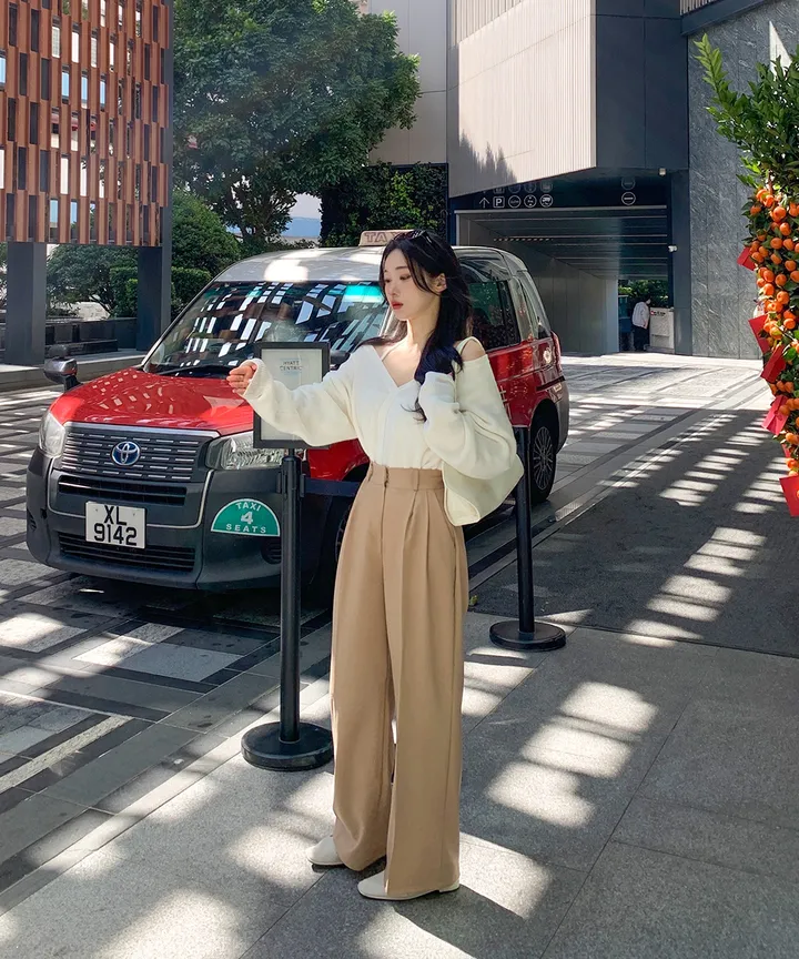 [여리핏🤎진짜강추ㅠ] 어깨부각zero!! 인생 트렌치 더블 롱 카라 벨트 롱 트렌치 코트 스트랩 비조 견장 바바리 코트 간절기 봄 아우터 4COL 상세 이미지 37