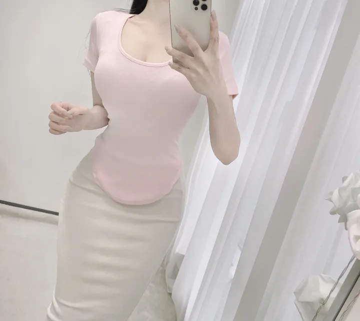 반팔긴팔o자체제작❤️요기가원조❤️숏/롱ver*유어로즈 몸매보정ts 상세 이미지 52