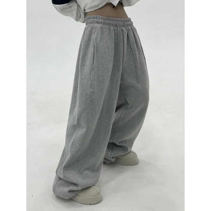 ❤️‍🔥누적판매8,000 돌파 기념❤️‍🔥[UNISEX/기모 ver.🤧/소장추천!]럽 올 컬러 와이드 스트링 트레이닝 팬츠(5color) 상세 이미지 101
