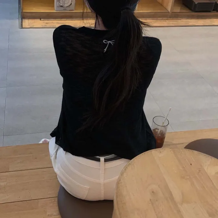 [재진행❤️/주문폭주]러블리 한도초과, 리본 자수 라운드넥 니트 가디건 상세 이미지 53