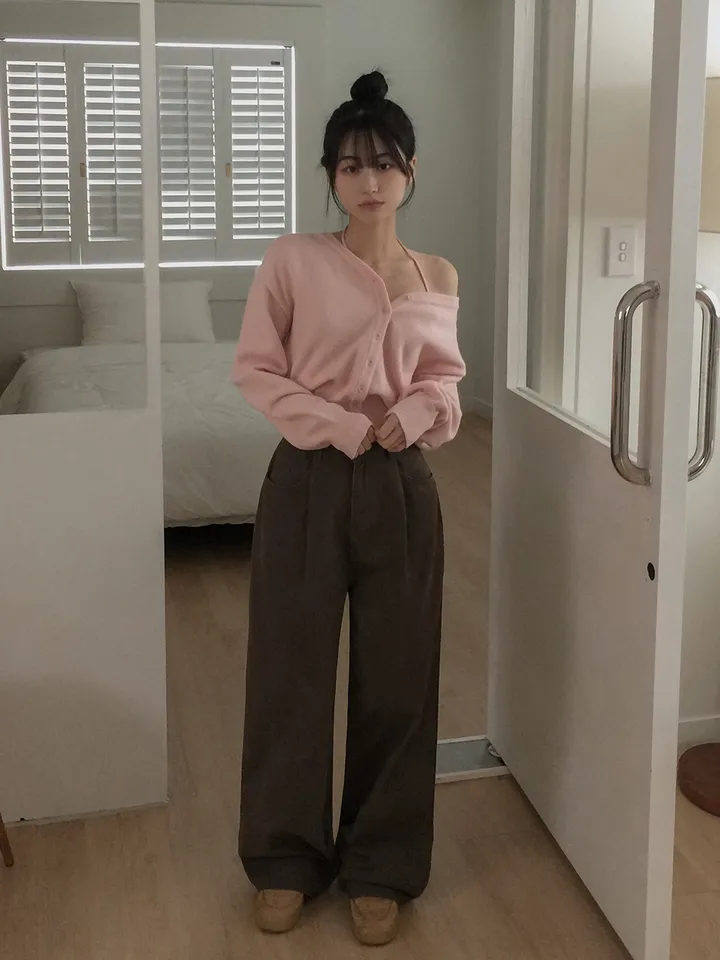 +영상[핏강추🤎] 틴츠 핀턱 코튼 와이드핏 롱 팬츠 3colors 상세 이미지 56