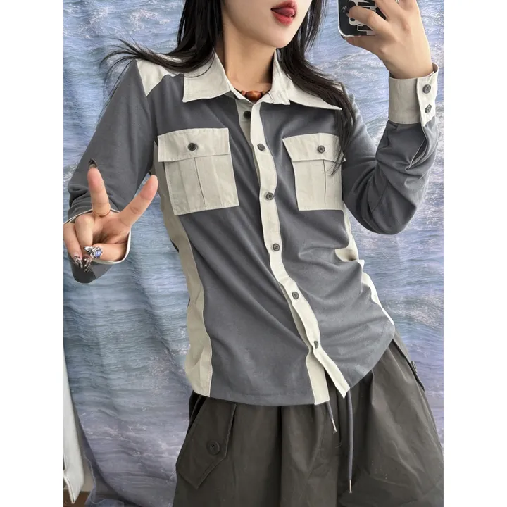 ★BEIGE 4/25 출고예정★[UNISEX]더블 포켓 커버 포인트 유니크 핀턱 카고 코튼 루즈 스트링 버뮤다 하프 팬츠(4color) 상세 이미지 4