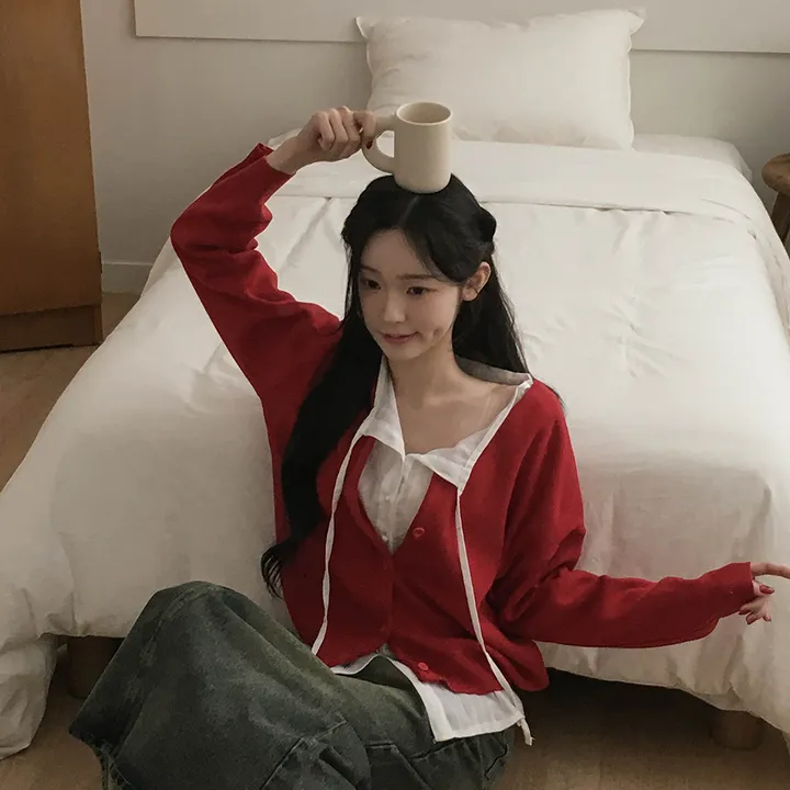 [반팔추가💛] 플로아 레이스 펀칭 블라우스 3colors 상세 이미지 17