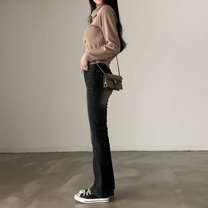 [기모버전/차콜 당일출고!🎉] 자체제작 #크치Made 뉴 기모 웨하스 워머 슬림핏 카라 골지 니트 긴팔티 가디건 - cd 상세 이미지 220