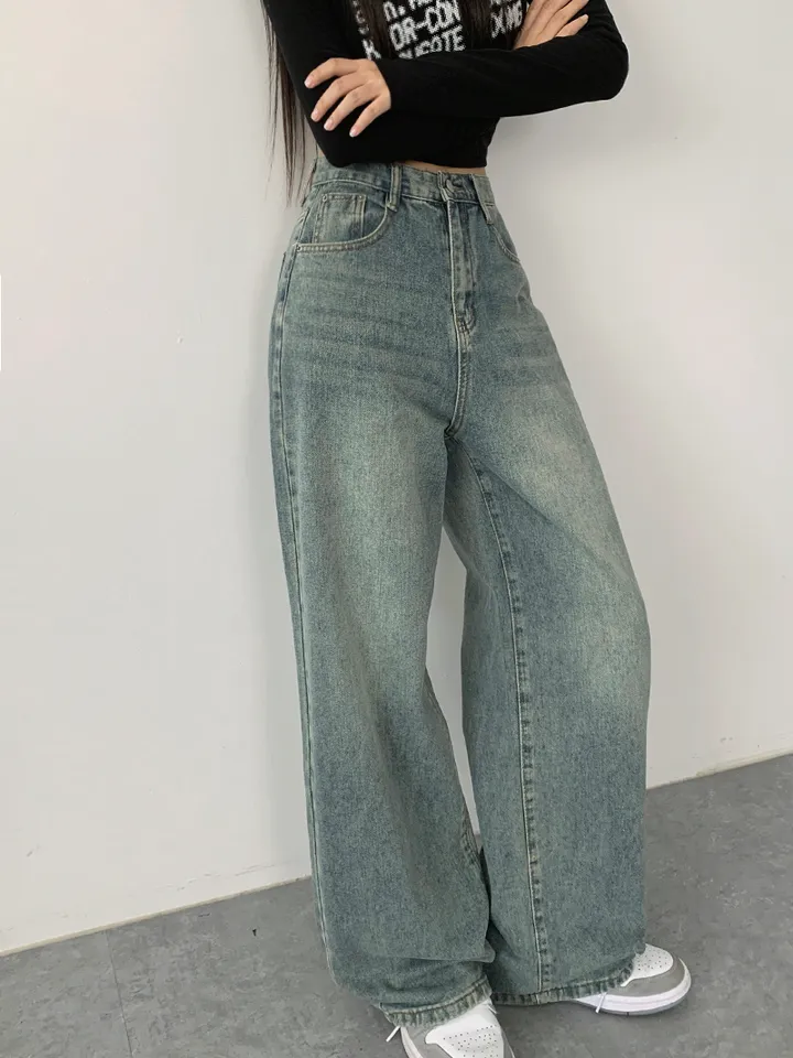 (숏,기본,롱/~XL)[사계절 인생데님,후기극찬🖤6color*사계절,스탠다드핏! 워싱 하이웨스트 데일리데님팬츠] 로키워싱스탠다드데님 상세 이미지 20