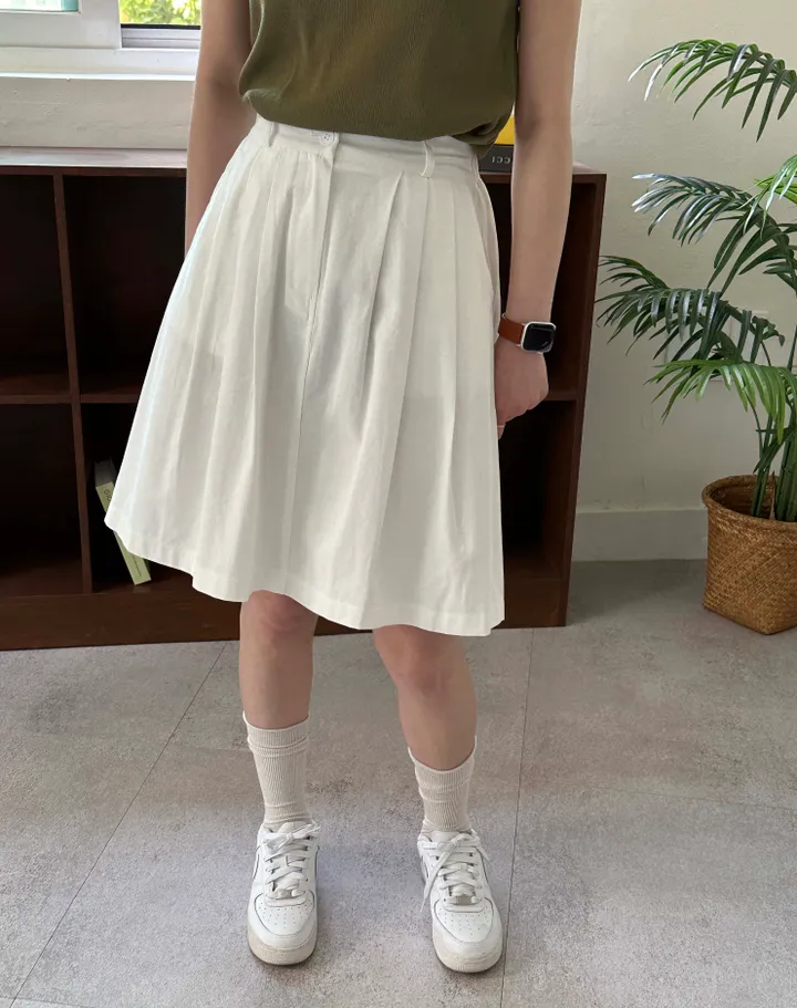 PATOU*ラグジュアリーな魅力*コットン プリーツ ミディスカート SK0780103699N-10.jpg?v=1735922539