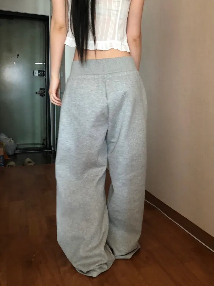 (골넓핏❤️‍🔥/~2XL/2col)코르셋 골반뽕 밴딩 와이드 트레이닝팬츠 상세 이미지 22