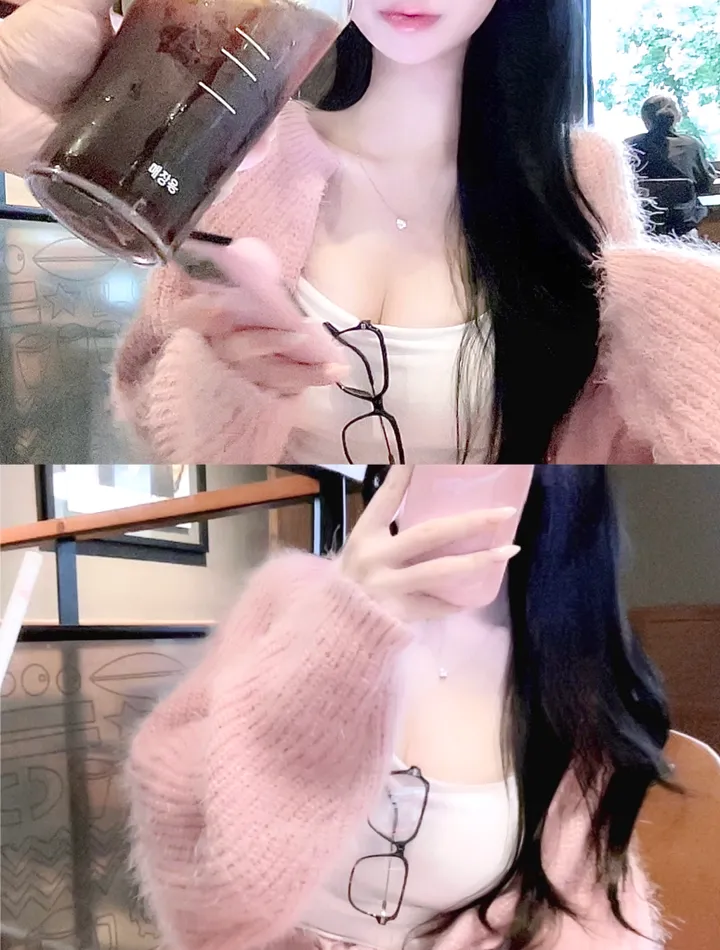 슥걸치는🩷퍼가디건 -3color / 가디건 볼레로 퍼가디건 퍼볼레로 솔잎볼레로 솔잎가디건 크롭가디건 크롭  니트가디건 니트 가을가디건 볼레로가디건 앙고라가디건 겨울가디건 상세 이미지 12