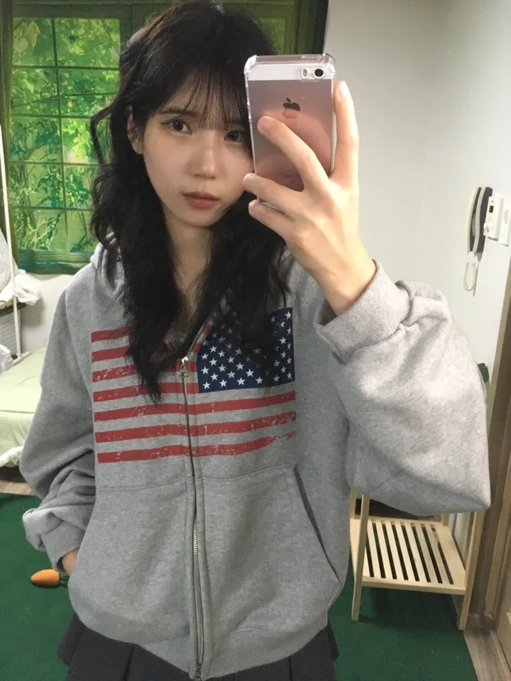 [최저가‎]⋆˚✿˖°아메리칸 성조기 미국 투웨이 후드 집업(2color) 상세 이미지 33
