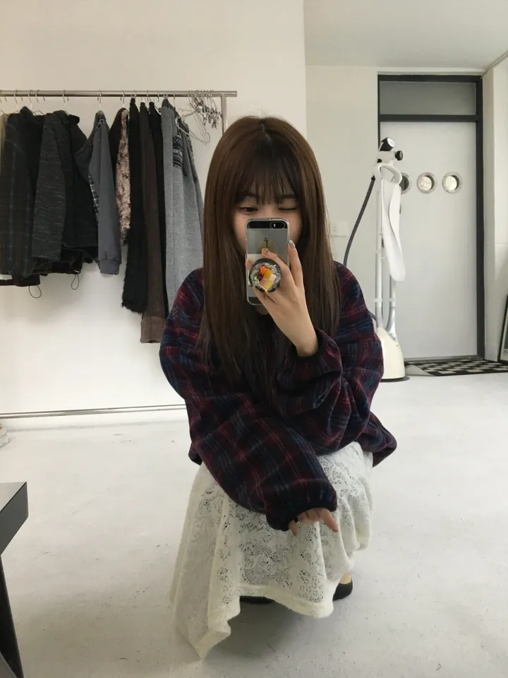(2 color) 도쿄 체크 후리스집업 상세 이미지 52