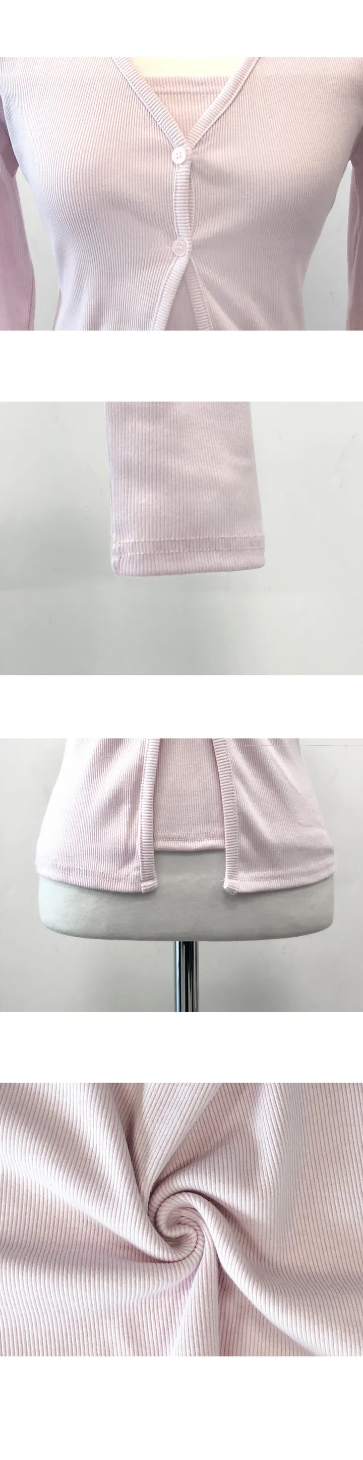 [MADE/3pcs/활용도최고] 비올라 브이넥 탑 가디건set (6color) 상세 이미지 86