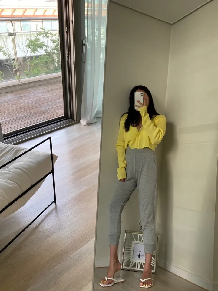 [핏보장!! 주문폭주!] 코즈캣 썸머 크롭 숏 가디건 얇은가디건 / 옐로우 연보라 라벤더 레몬 상세 이미지 9