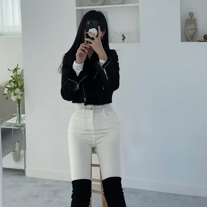 [주문폭주💝자체제작/후기보세요💝] 컬러추가 ! (벨트SET)(원조고퀄)(슬림핏)(모델소장)매력 쁠리 여신 크롭 무스탕 상세 이미지 9