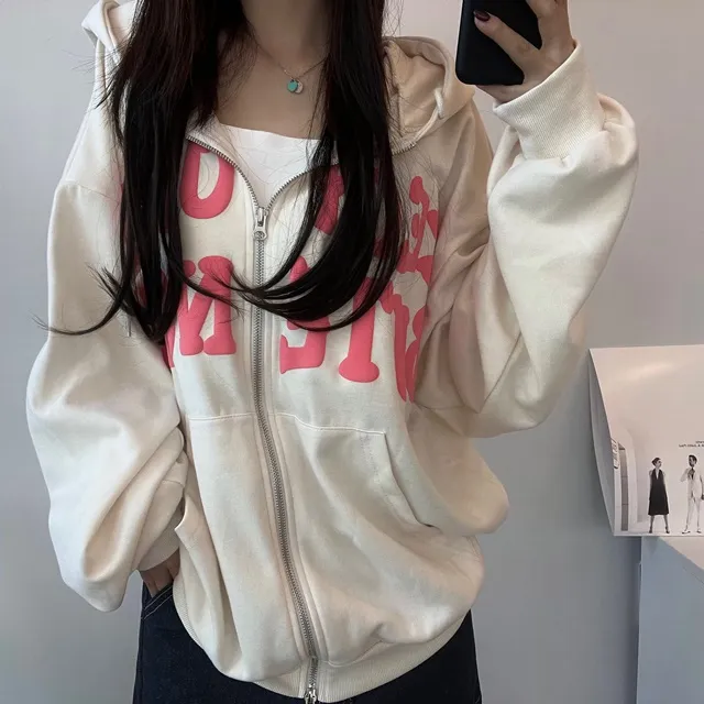 [기모ver.추가/특가할인중] 교복템강추 보호본능핏~  데일리 캐주얼 투웨이 발포 레터링 후드집업 상세 이미지 48
