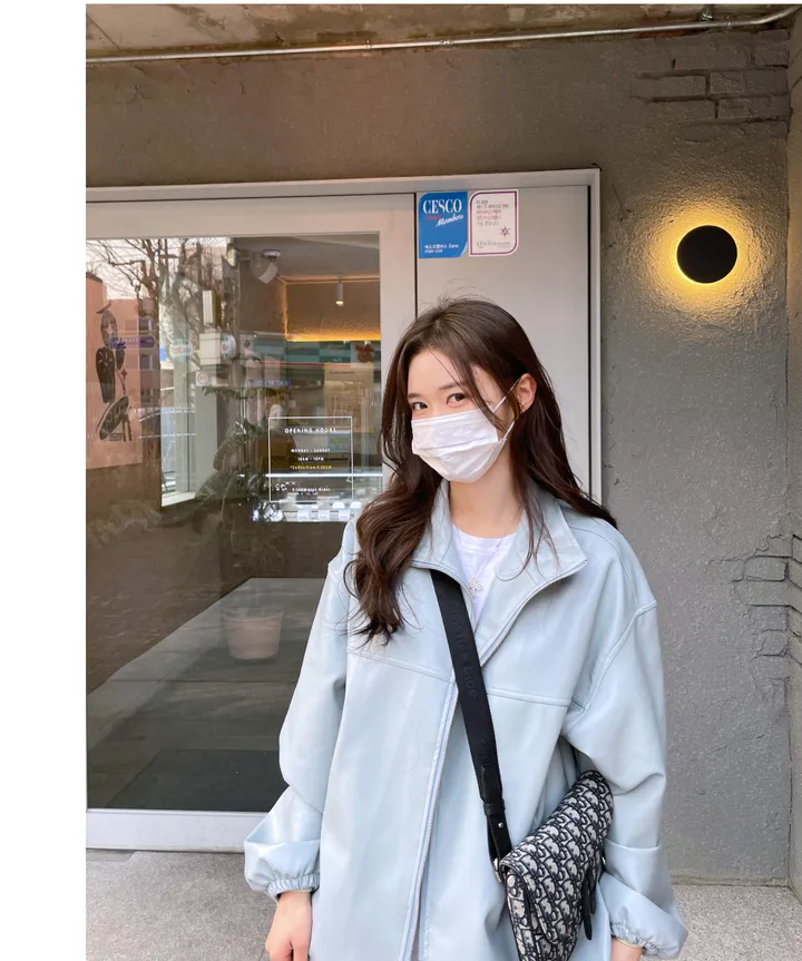 [주문폭주/MADE] 남녀공용 로제 오버핏 레더자켓 상세 이미지 119