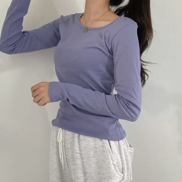 [누적 4천장 돌파] 쫀쫀여리핏/베이직 긴팔티 10colors 상세 이미지 25