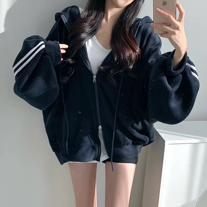 [보들후리스/넉넉핏] 보들 두줄 투웨이 후리스 후드집업 상세 이미지 57