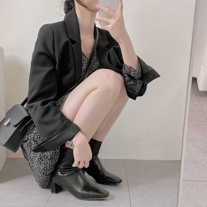 봄자켓*.* [패드없는, 퀄리티굿] 소매트임 크롭 자켓 상세 이미지 55