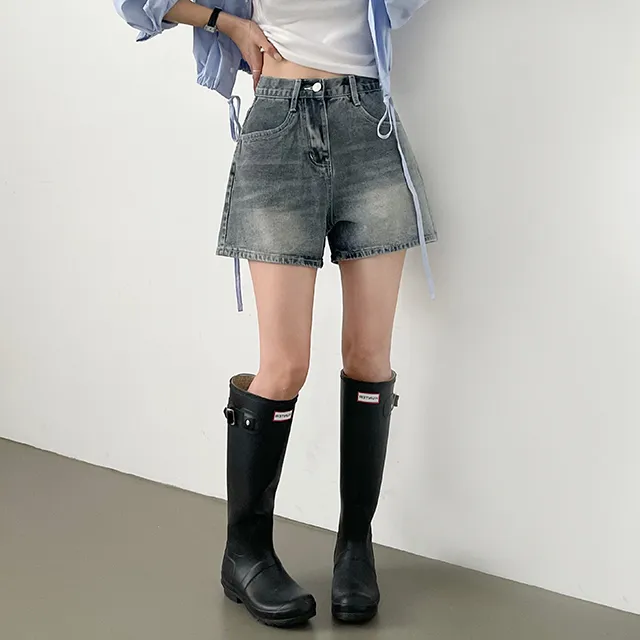 [컬러추가!/~2XL까지/made] 핏극찬, 시그니처 빈티지 데님숏팬츠 청반바지 4color 상세 이미지 18