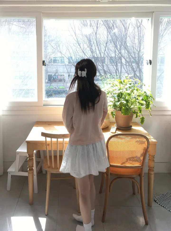 [봄신상💐](5colors/파스텔색감🌈🖍️) 레이어드 펀칭 라운드넥 니트 봄 가디건 cd 상세 이미지 92