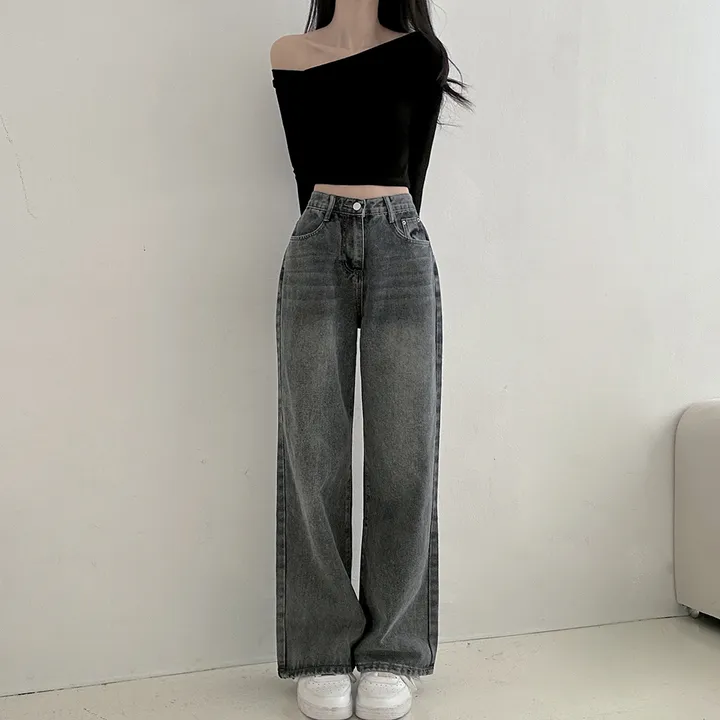 [3단기장/S-2XL/인생데님👖] 로킷 데님 와이드핏 롱 워싱 데님 팬츠 6colors 상세 이미지 18