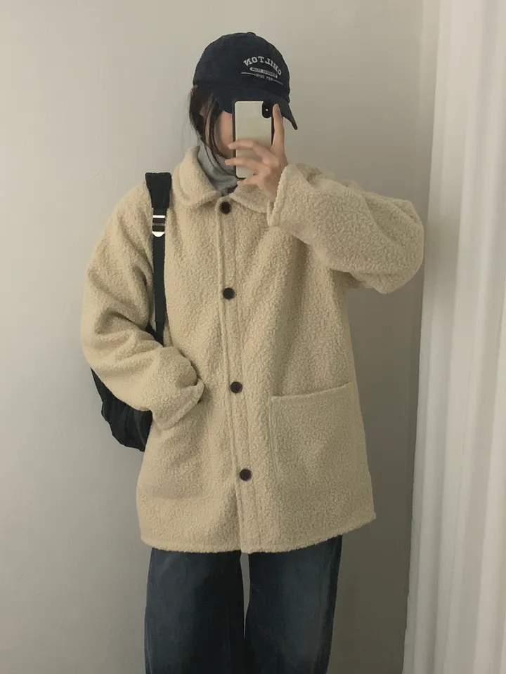 부클하프코트 (3color) 상세 이미지 16