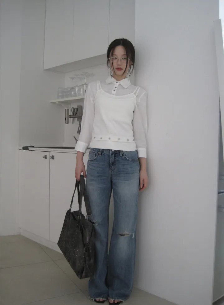 바지 모델 착용 이미지-S1L14