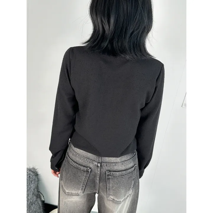 ★2/25 출고예정★❤️‍🔥컬러추가│누적판매2,000 돌파 기념❤️‍🔥비죠 버튼 포인트 블랙 루즈 와이드 빈티지 데님 팬츠(3-5일 여유주문) 상세 이미지 22