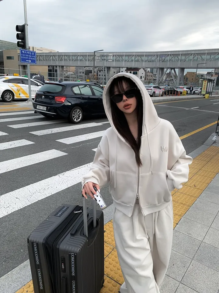 🚀부분당일발송/기모선택🚀 자체제작 UmD 후드 집업 / 투웨이 무지 기모 반크롭 오버핏 크롭 후드티 후드집업 크롭후드 크롭후드집업 기모후드집업 기모후드 y2k 유니크 빈티지 상세 이미지 38