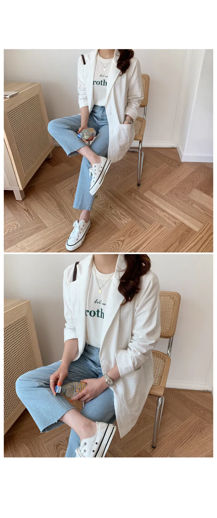 '당일발송'[landmade]인생핏키작녀썸머데님일자팬츠 (2color)'S-XL사이즈' 상세 이미지 32