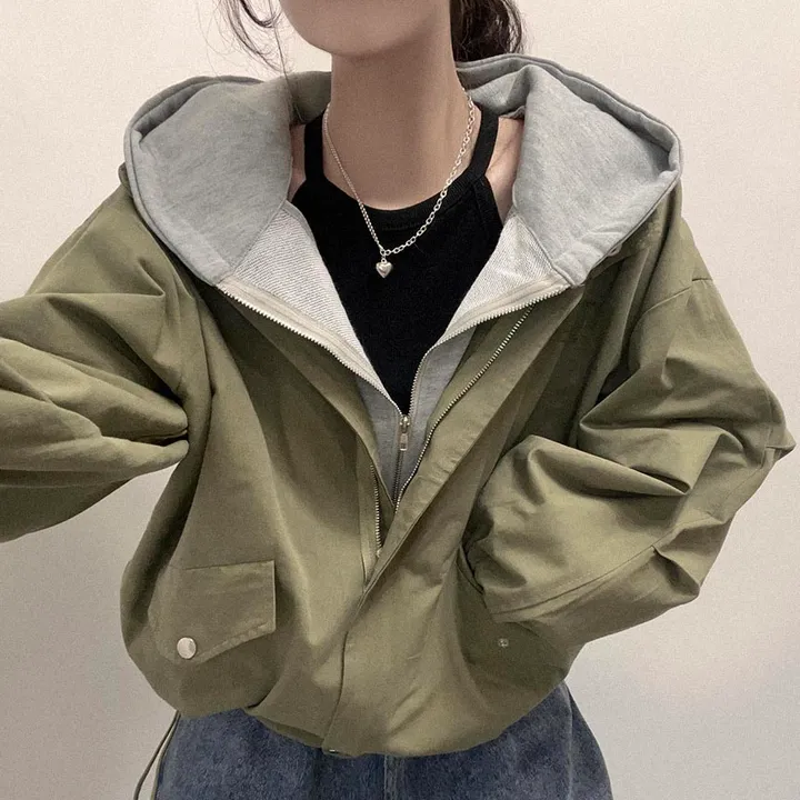 [후드탈부착] hip! 아방기본핏 야상 자켓 상세 이미지 4