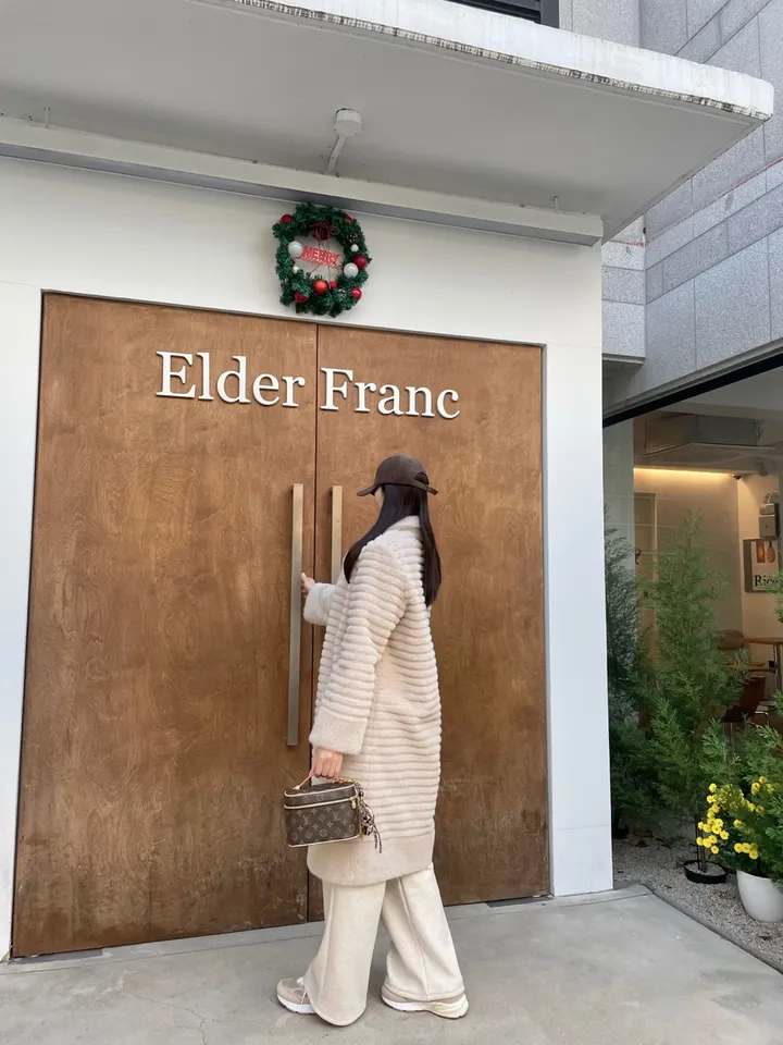 *신상할인!!/강추!!* 수입) TF 밍크 페이크 에코 퍼 세일러 하프 롱코트 자켓 무스탕 상세 이미지 6