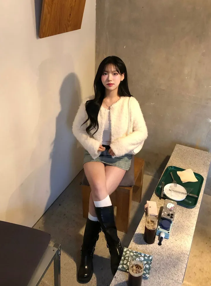 당일🚀[봄아우터/고퀄🤍] 퍼피 뽀글이 부클 퍼 가디건 2color 상세 이미지 16