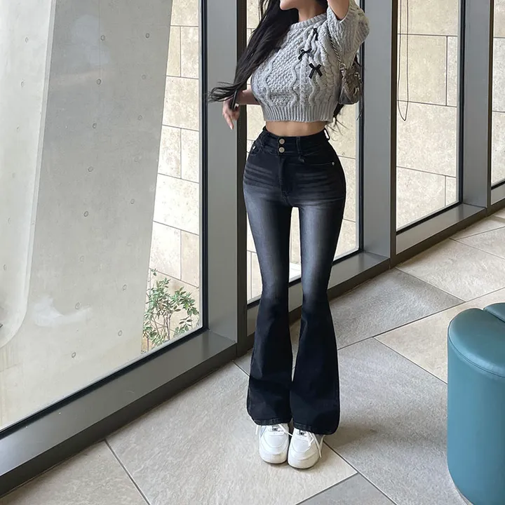 +영상핏[허리쏙MADE/기본or롱] 리얼 마네킹 허리쏙 투버튼 워싱 부츠컷팬츠 부츠컷데님 보정청바지 인생청바지 홀리허리쏙 S,M,L 상세 이미지 72